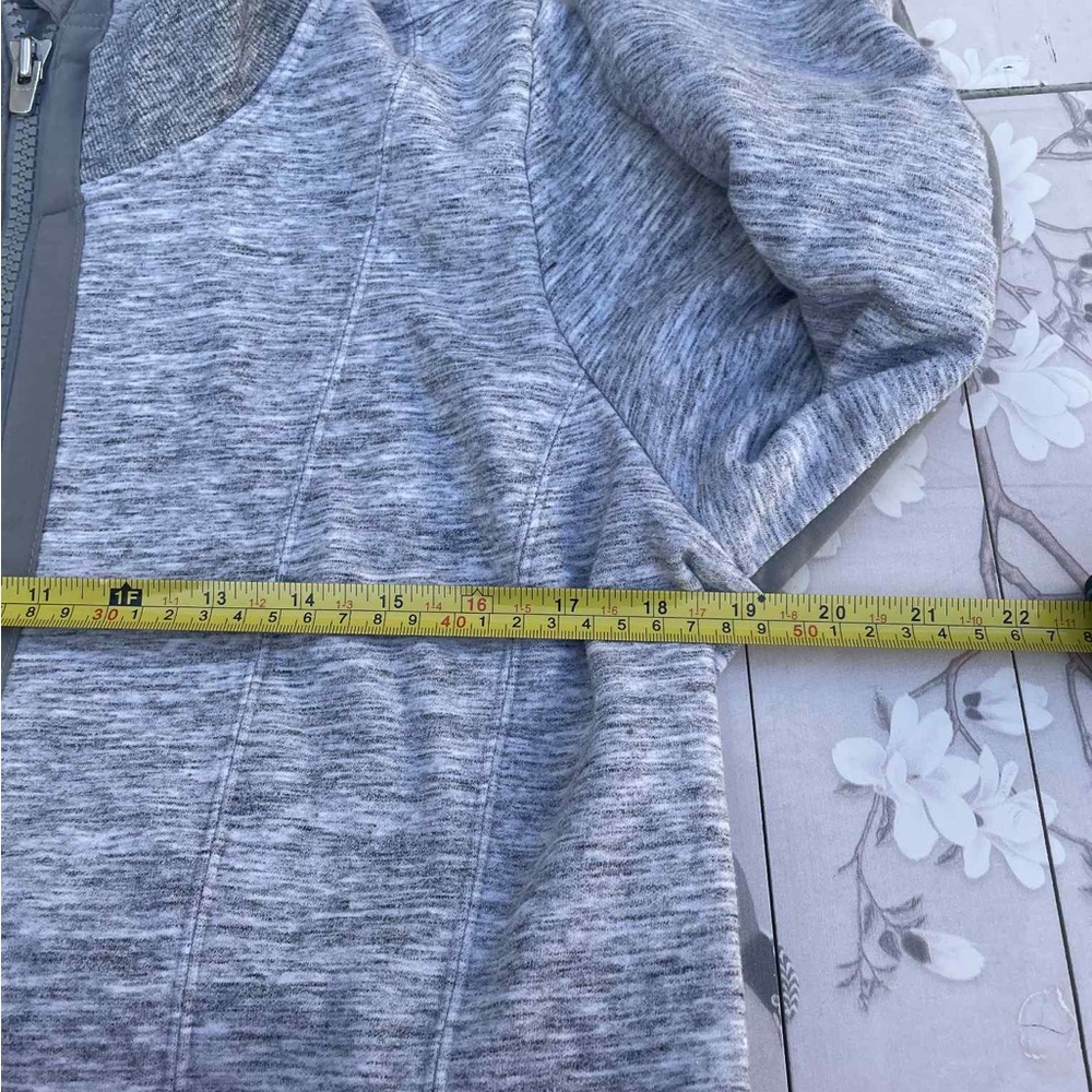 Athleta Gray Fleece-Lined Jacket - Picture 7 of 8
